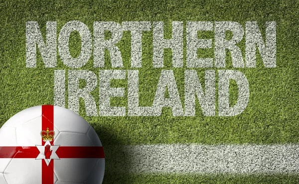 Irlanda do Norte Bola no campo — Fotografia de Stock