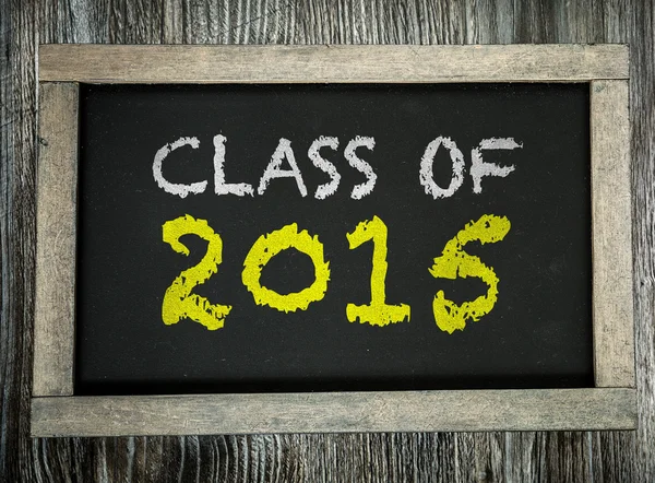 Class of 2015 on chalkboard — Stock Photo, Image