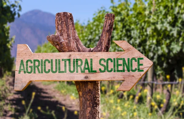 Agricultural Science wooden sig