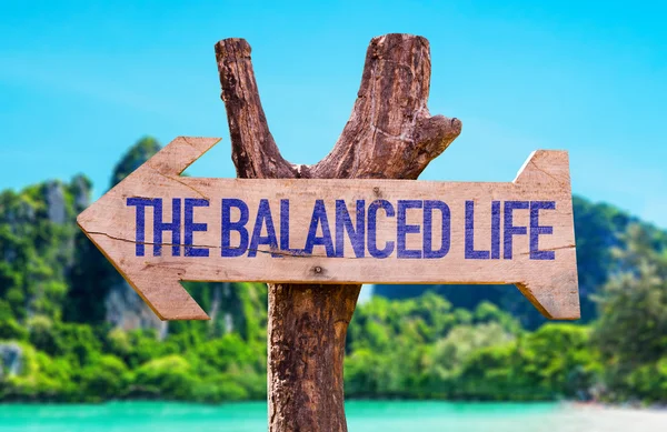 La freccia Balance Life — Foto Stock