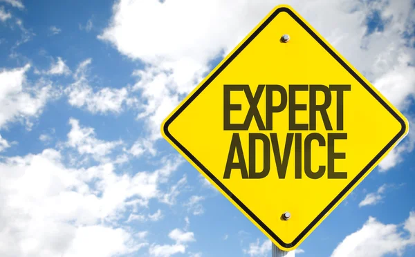 Expert Advice sign — Stock Photo, Image