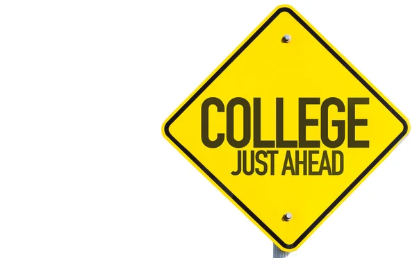 College Just Ahead segno — Foto Stock