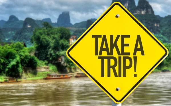 Take a Trip sign — Stock Photo, Image