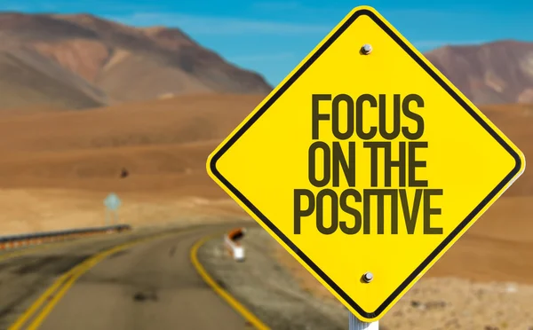 Focus on the Positive sign — Stock Photo, Image