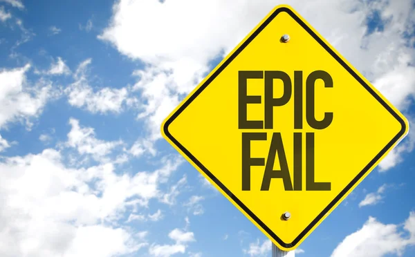 Epic Fail sign — Stock Photo, Image