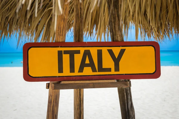 Italy text sign — Stock Photo, Image