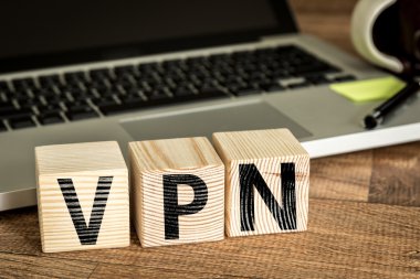 bir tahta küpleri yazılı vpn