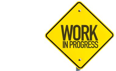 yapım aşamasında işareti