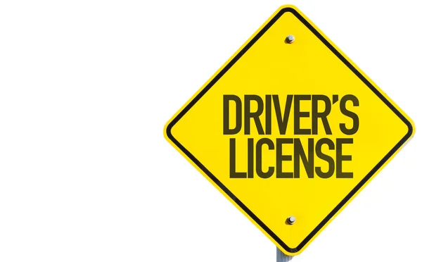 Driver's License sign — Stock Photo, Image