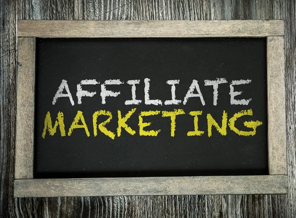 Affiliate Marketing on chalkboard — Stock Photo, Image