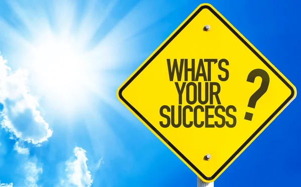 Whats Your Success? sign — Stock Photo, Image