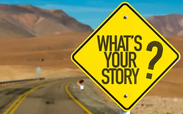 Whats Your Story? sign — Stock Photo, Image