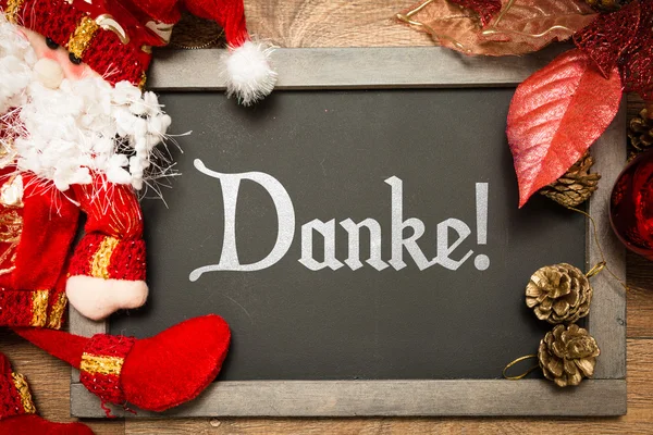 Christmas blackboard with the text — Stock Photo, Image