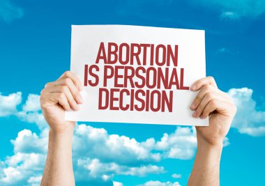 Kürtaj kişisel karar tasarlamak