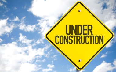 Under Construction sign clipart