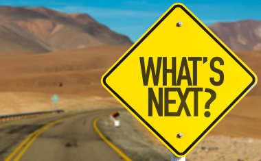 What's Next? sign clipart
