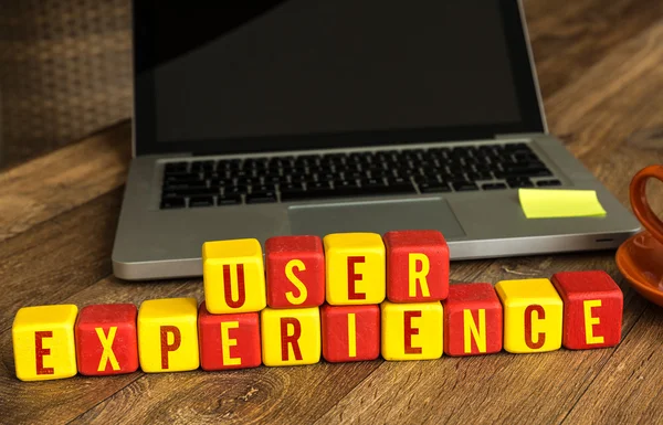 User Experience written on cubes — Stock Photo, Image