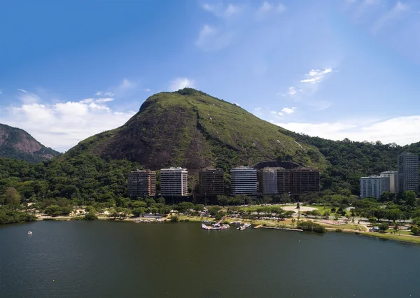 Lago Rodrigo de Freitas en Río de Janeiro — Foto de Stock