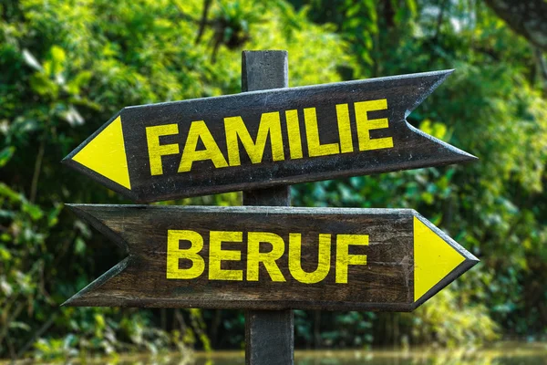 Family Occupation signpost — Stock Photo, Image