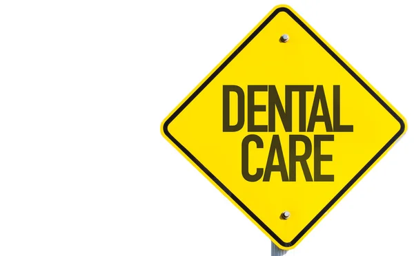 Segno di cura dentale — Foto Stock
