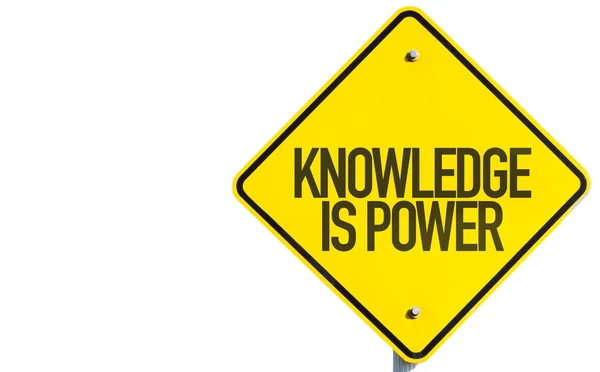 Knowledge Is Power sign — Stock Photo, Image