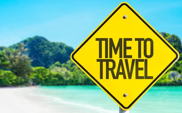 Time To Travel sign — Stock Photo, Image