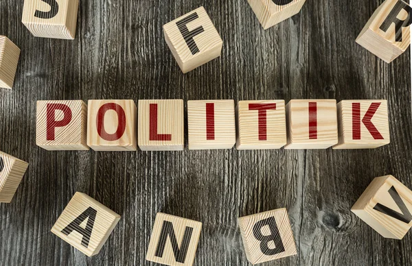 Houten blokken met de tekst — Stockfoto