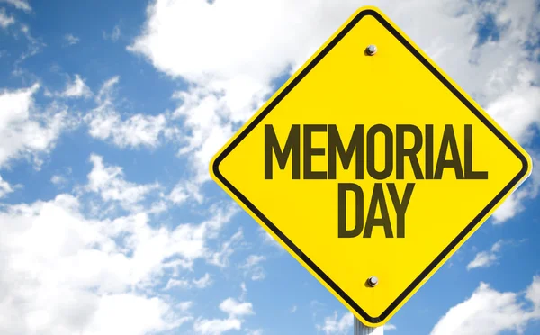 Memorial Day sign — Stock Photo, Image