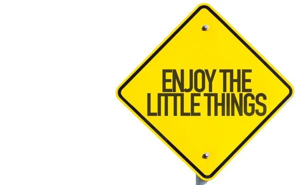 Enjoy the Little Things sign — Stock Photo, Image