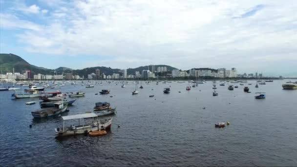 Bahía de Guanabara en Río de Janeiro — Vídeos de Stock