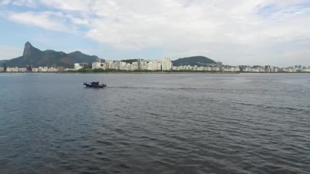 Bahía de Guanabara en Río de Janeiro — Vídeos de Stock