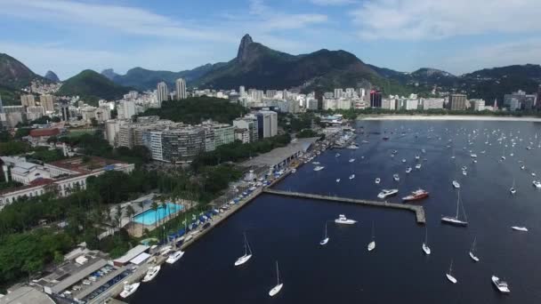 Guanabara bay στο Ρίο ντε Τζανέιρο — Αρχείο Βίντεο