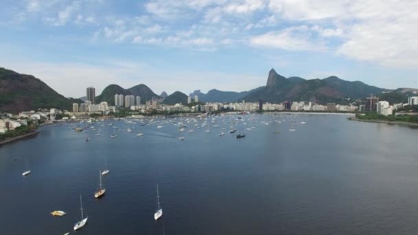 Guanabara-Bucht in Rio de Janeiro — Stockvideo