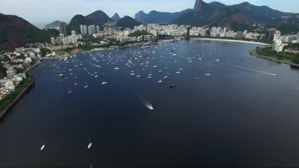 Guanabara-Bucht in Rio de Janeiro — Stockvideo