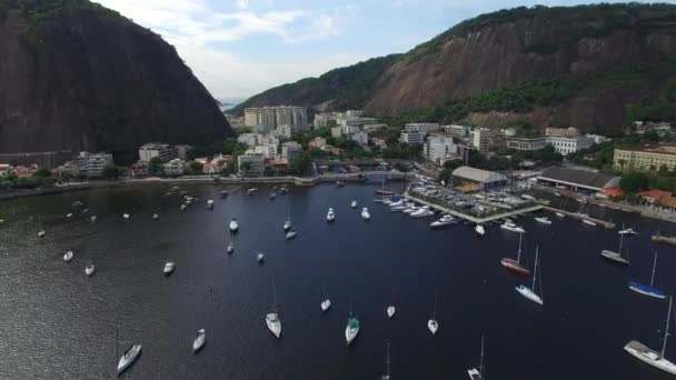 Bahía de Guanabara en Río de Janeiro — Vídeos de Stock