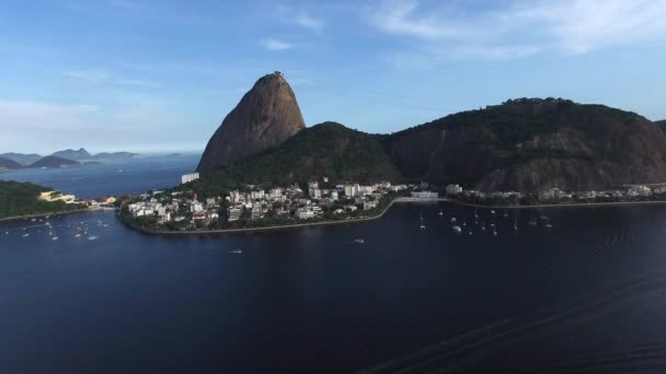 Сахарная гора в Рио-де-Жанейро — стоковое видео