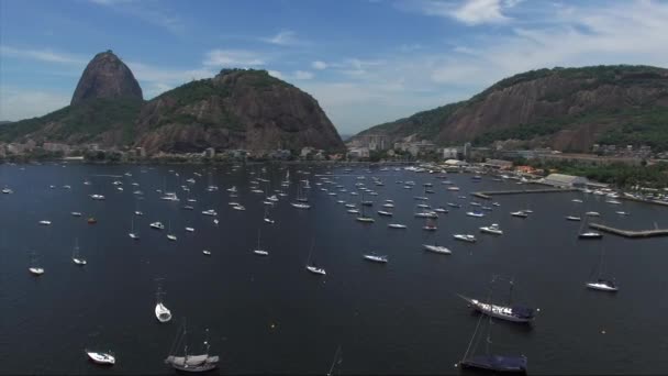 Гора Цукрова Голова в Ріо-де-Жанейро — стокове відео