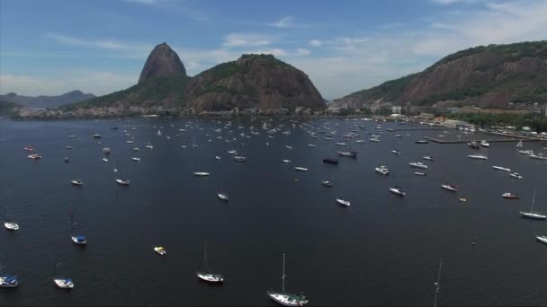 Сахарная гора в Рио-де-Жанейро — стоковое видео