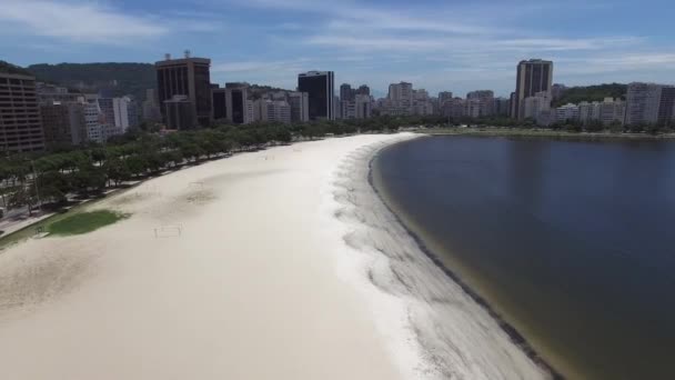 Playa Botafogo en Río de Janeiro — Vídeo de stock