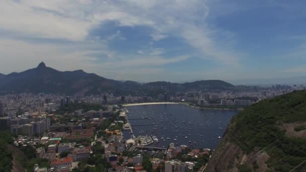 Гора Цукрова Голова в Ріо-де-Жанейро — стокове відео