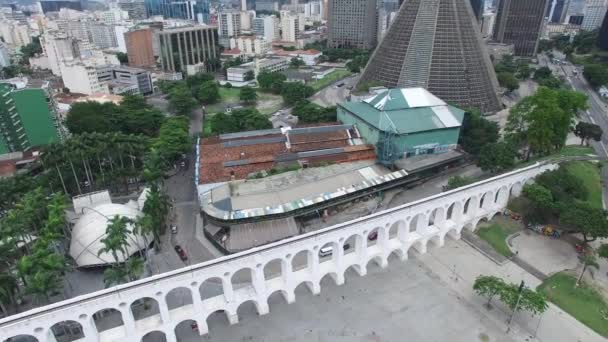 Arcos de Lapa en Río de Janeiro — Vídeo de stock