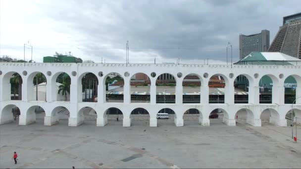 Lapa Archs w Rio de Janeiro — Wideo stockowe