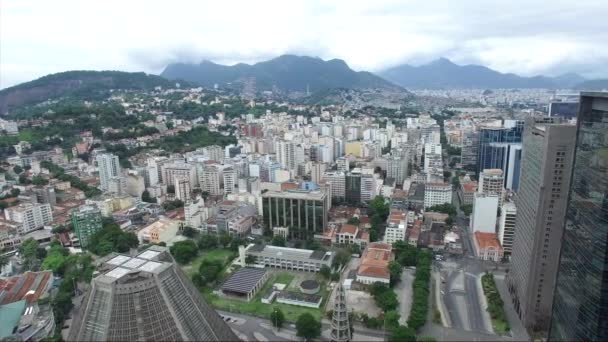 La Catedral Metropolitana de Río de Janeiro — Vídeo de stock