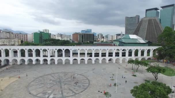 Lapa Archs v Rio de Janeiru — Stock video