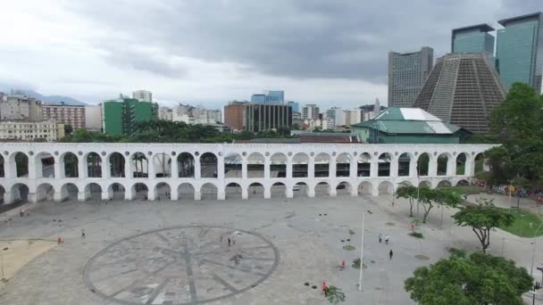 Lapa-Bogen in Rio de Janeiro — Stockvideo