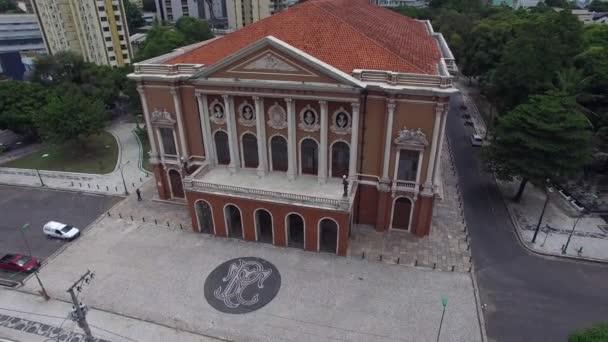 Theatro da Paz in Belem Para — Stockvideo