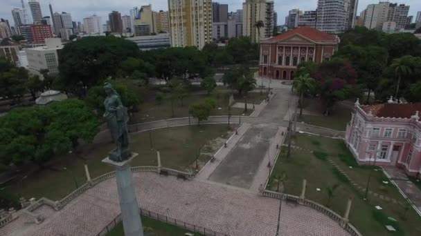 Theatro da Paz in Belem Para — Stockvideo