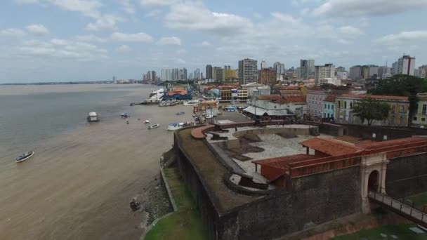 Fort Belem czy Para, Brazylia — Wideo stockowe