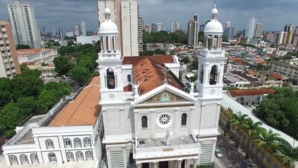 Basilica de Nazare in Belem do Para — Stock Video