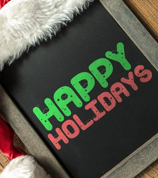 Happy Holidays written on blackboard — Stock Photo, Image